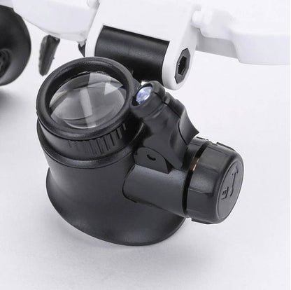 Versatile LED Magnifier with 3X Interchangeable Lenses