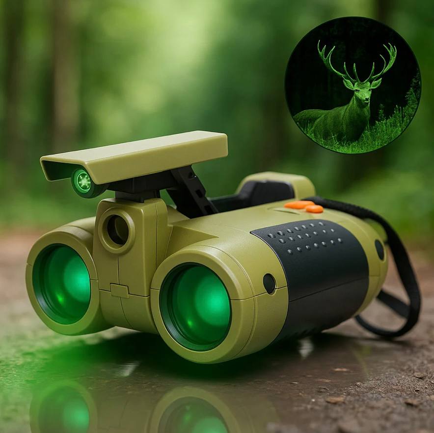 Fun Night Vision Kids Binoculars for Outdoor Adventure - Ortekor