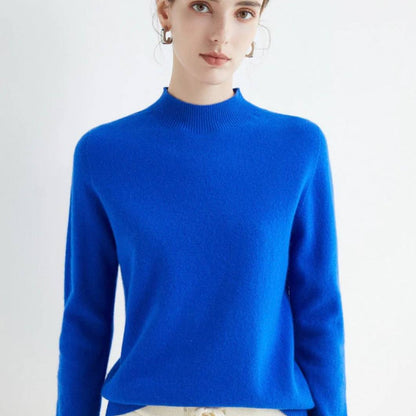 Soft Women's Crew Neck Cashmere Sweater