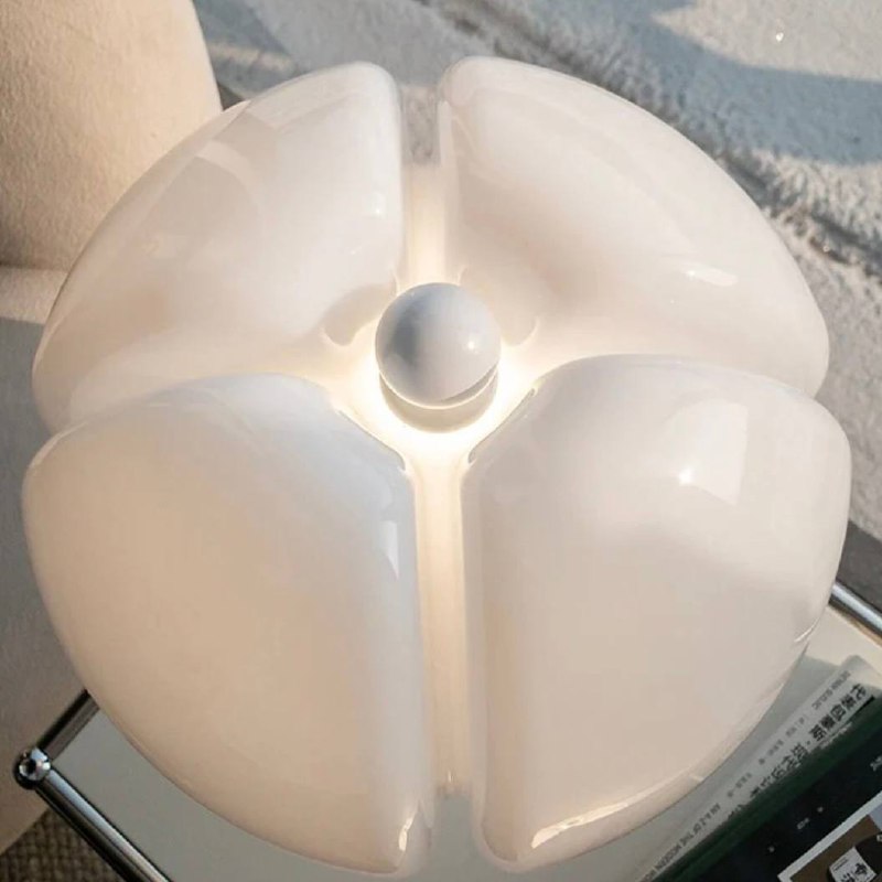 Stylish Floral Desk Lamp, Bright Adjustable Light