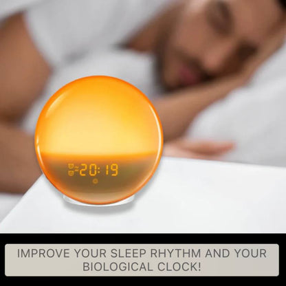 Smart Wake Up Light Clock with Bluetooth & USB