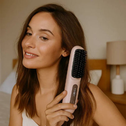 Easy Ceramic Hair Straightener Brush