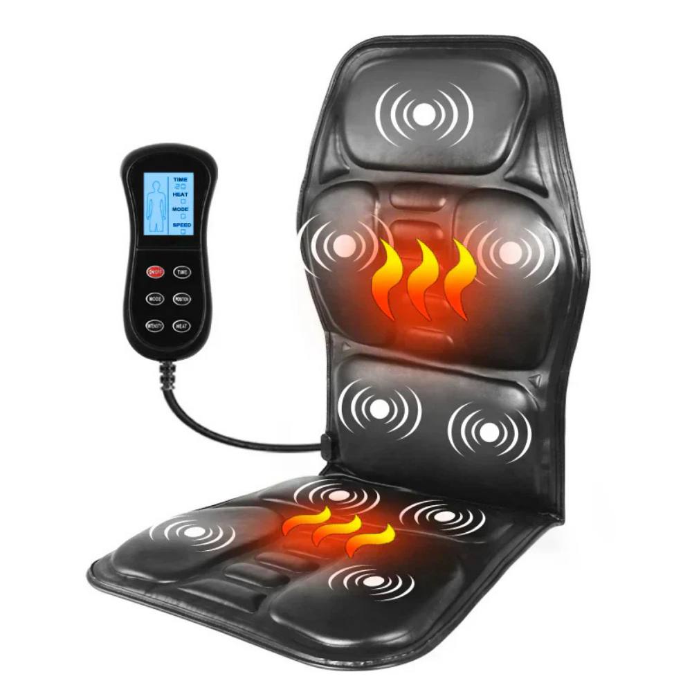Warm Massage Chair Pad with Vibration and Heat Therapy