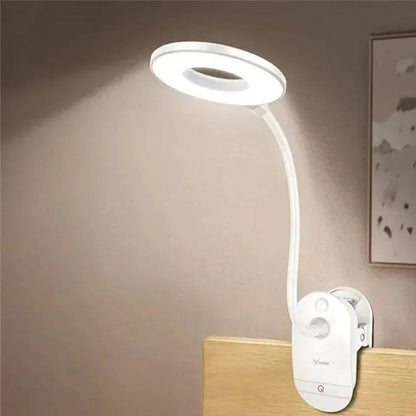 Portable Clip On Desk Lamp with Adjustable Arm