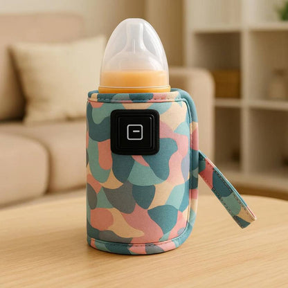 Compact Travel Baby Bottle Heater with Digital Display - Ortekor