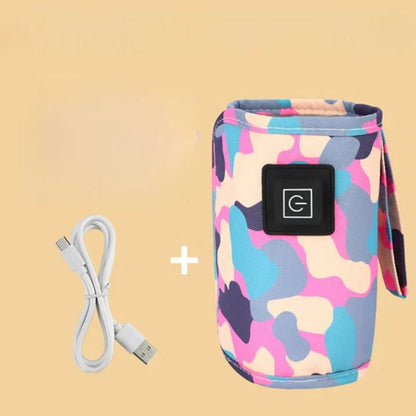 Compact Travel Baby Bottle Heater with Digital Display