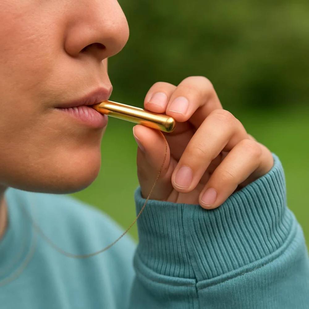 Portable Stress Relief Breath Trainer Whistle