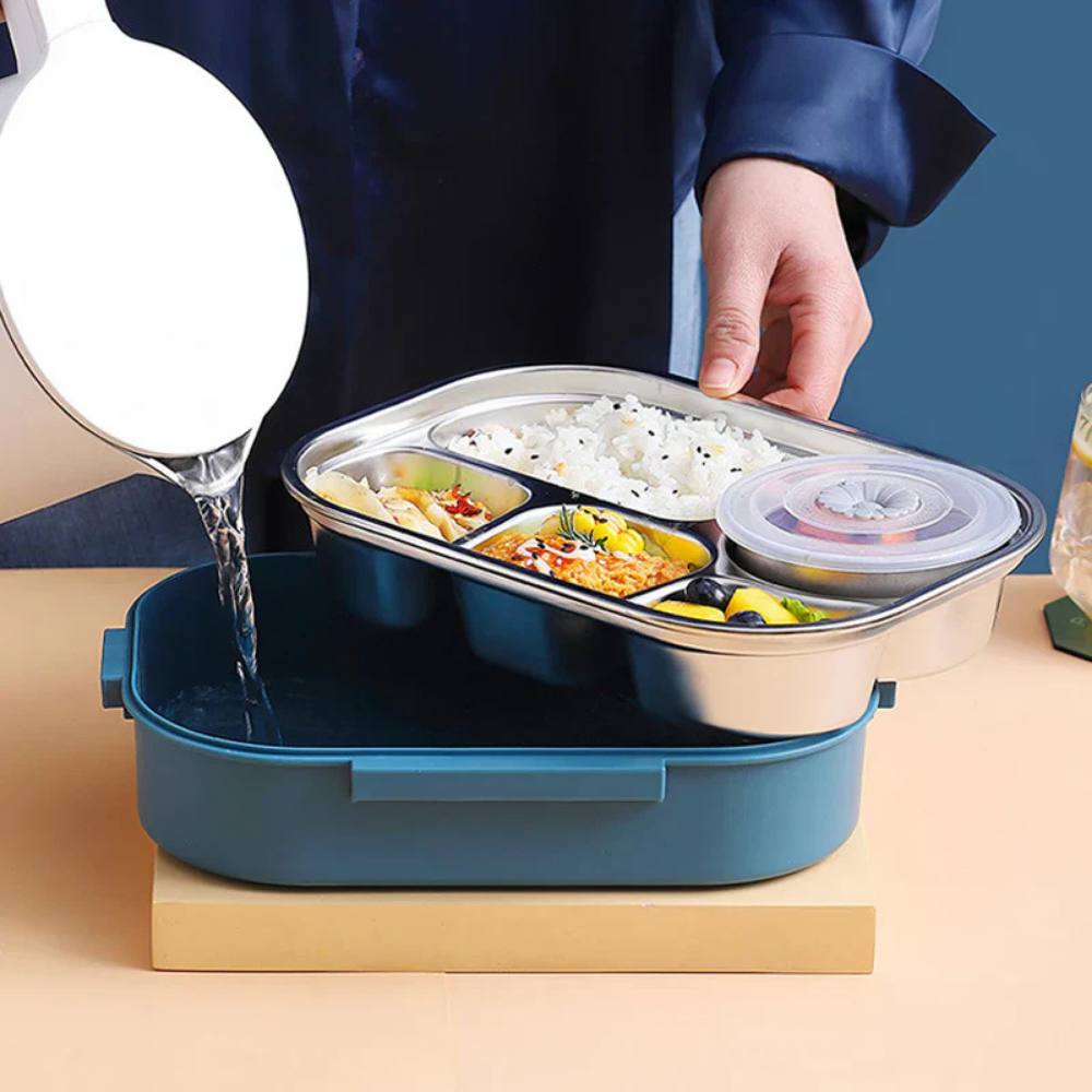 Insulated Lunch Box with Food Grade Container, Spill Proof