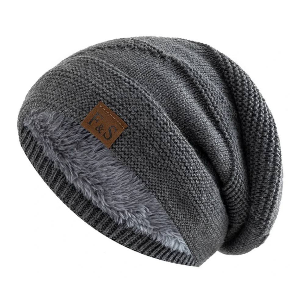 Cozy Men's Winter Beanie, Soft Knit Warm Hat