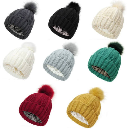 Soft Fuzzy Beanie for Frizz Control and Smooth Hair