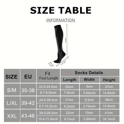 Athletic Support Socks for Women, Moisture Wicking Running Socks