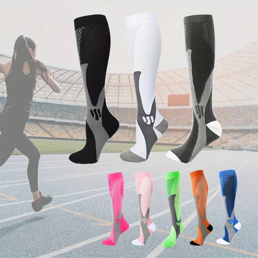 Athletic Support Socks for Women, Moisture Wicking Running Socks