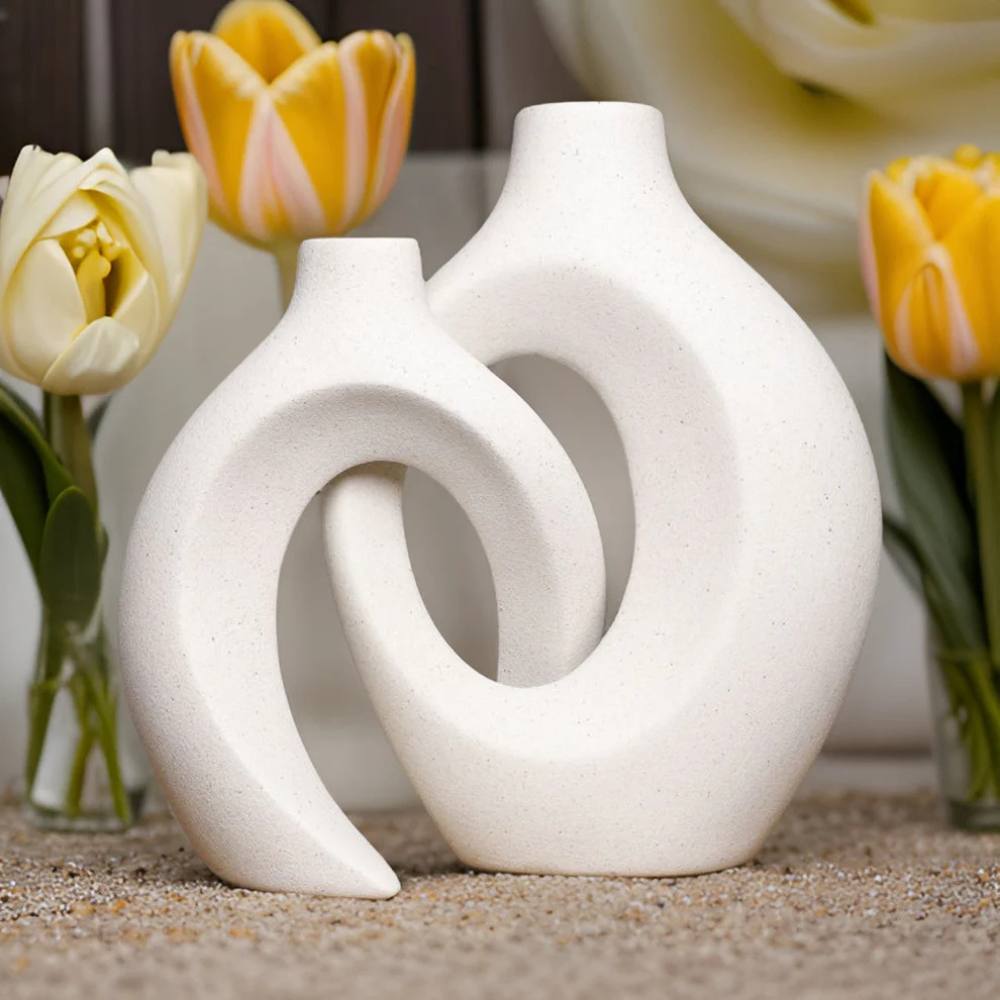 Beautiful Porcelain Floral Vase