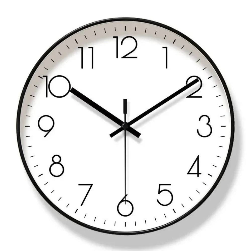 Simple Modern Wall Clock, Quiet Quartz Movement
