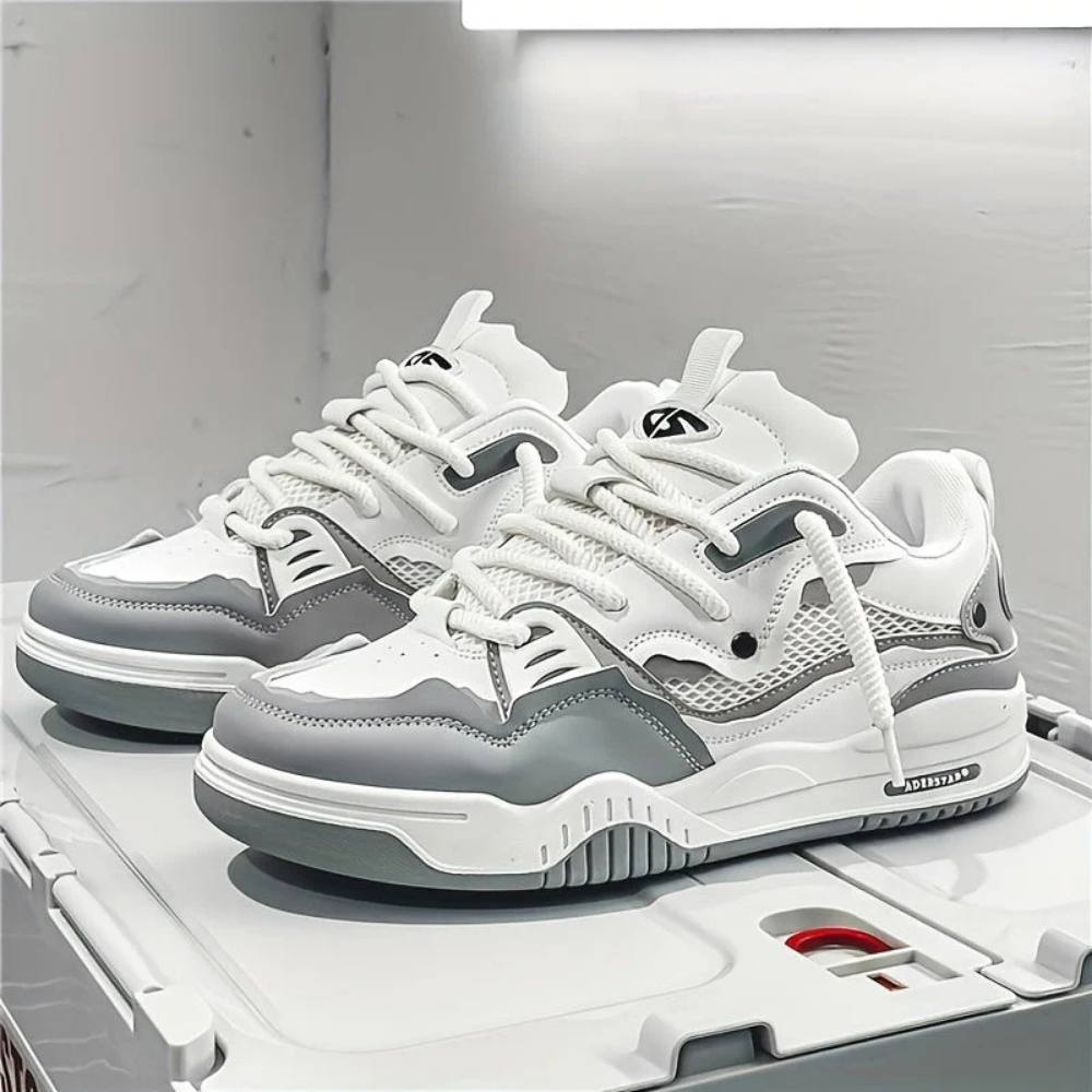 Men's Bold Sneakers, Thick Sole Athletic Casual Shoes