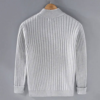 Men's Classic Zip Sweater, Slim Fit Knit Cardigan