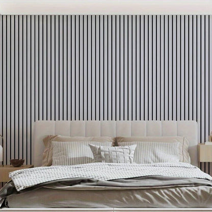 Peel and Stick Wooden Wall Panels with 3D Texture