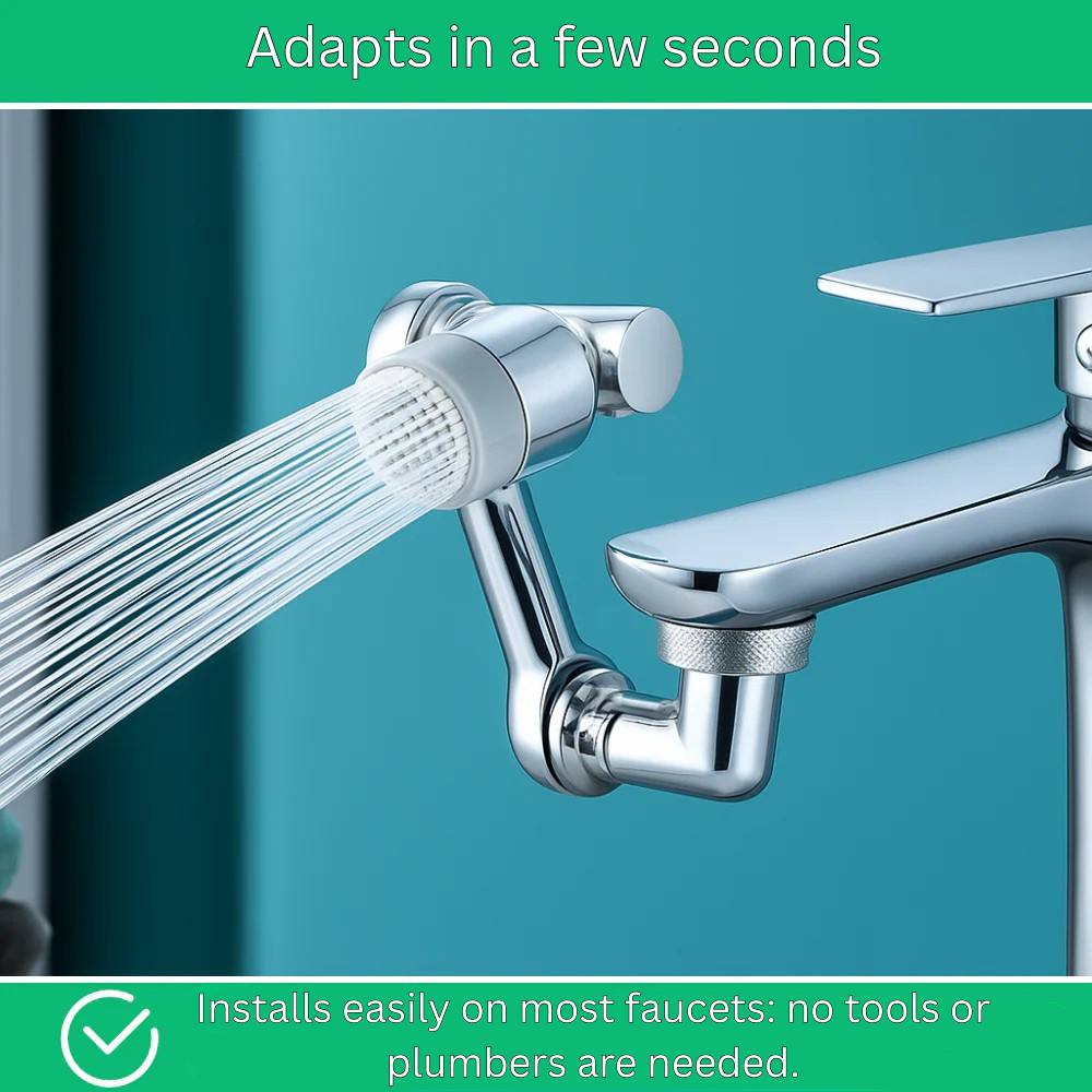Rotating Faucet Aerator with Water Saving Nozzle