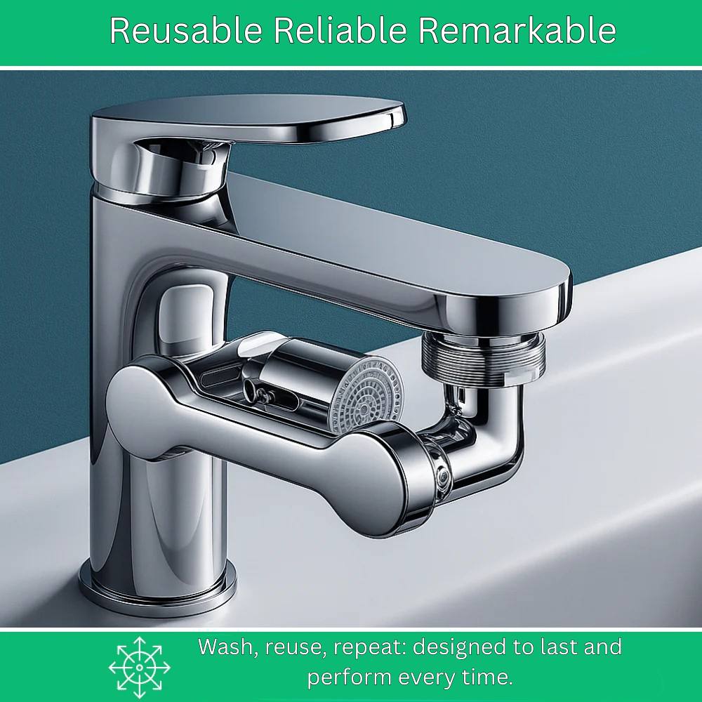 Rotating Faucet Aerator with Water Saving Nozzle