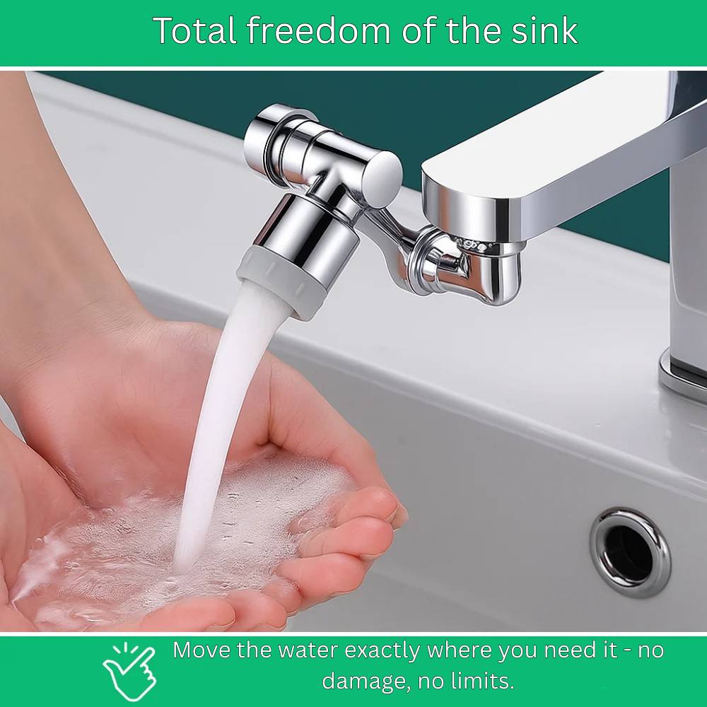 Rotating Faucet Aerator with Water Saving Nozzle