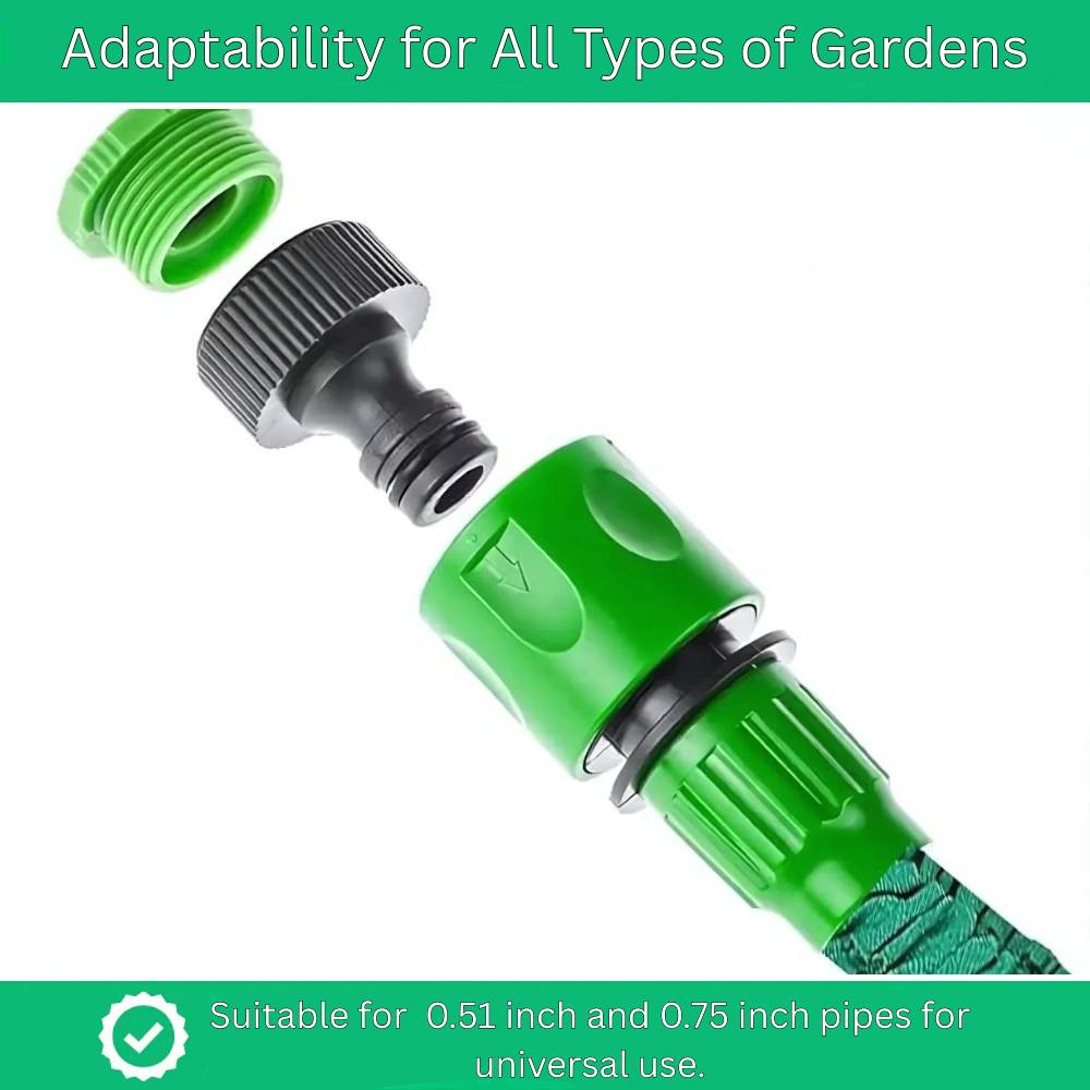 Flexible Water Hose with 10 Spray Settings and Leak Proof Design
