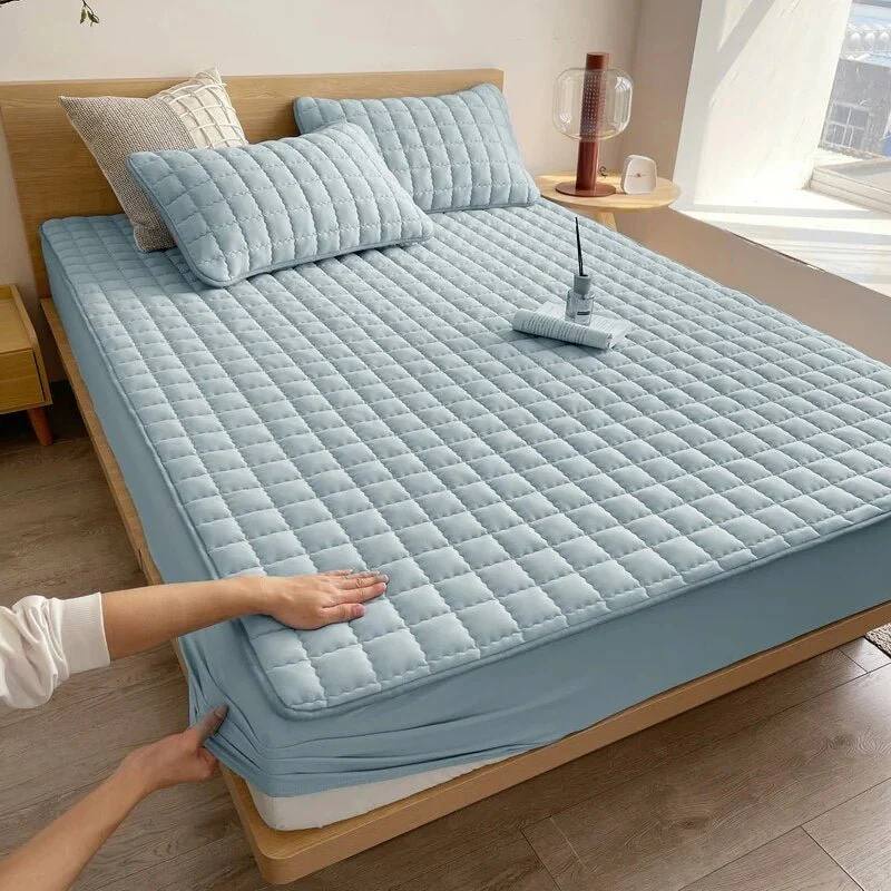 Soft Plush Mattress Protector for Deep Sleep
