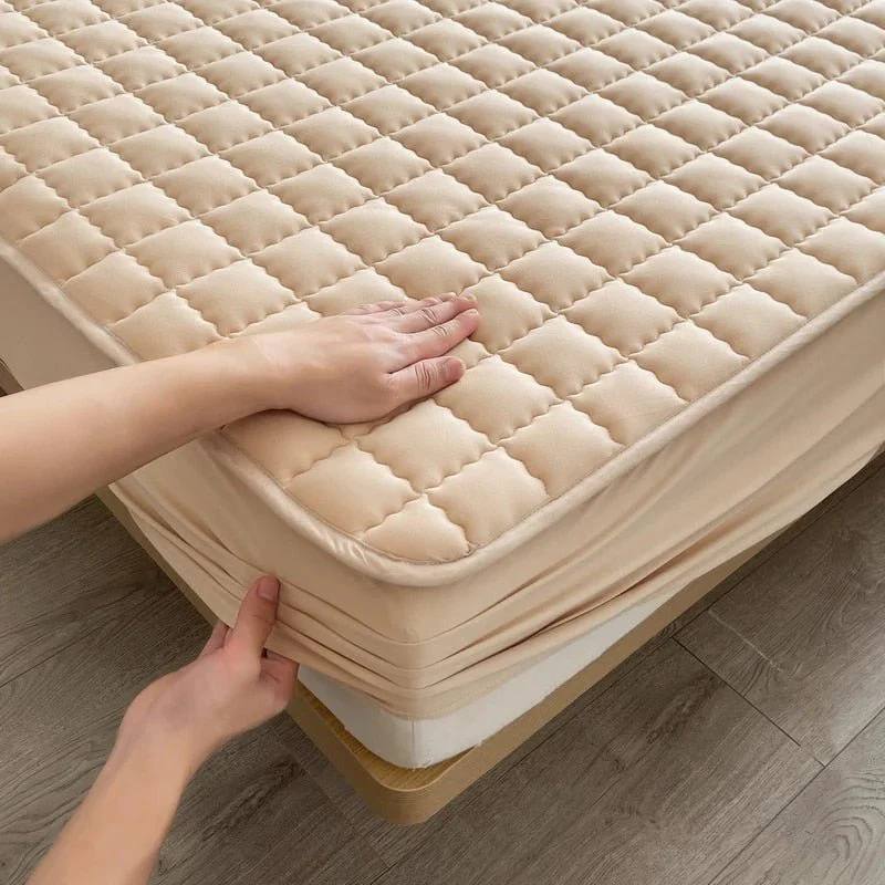 Soft Plush Mattress Protector for Deep Sleep