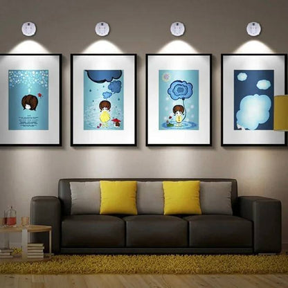 Bright Cordless LED Spotlight for Home Decor