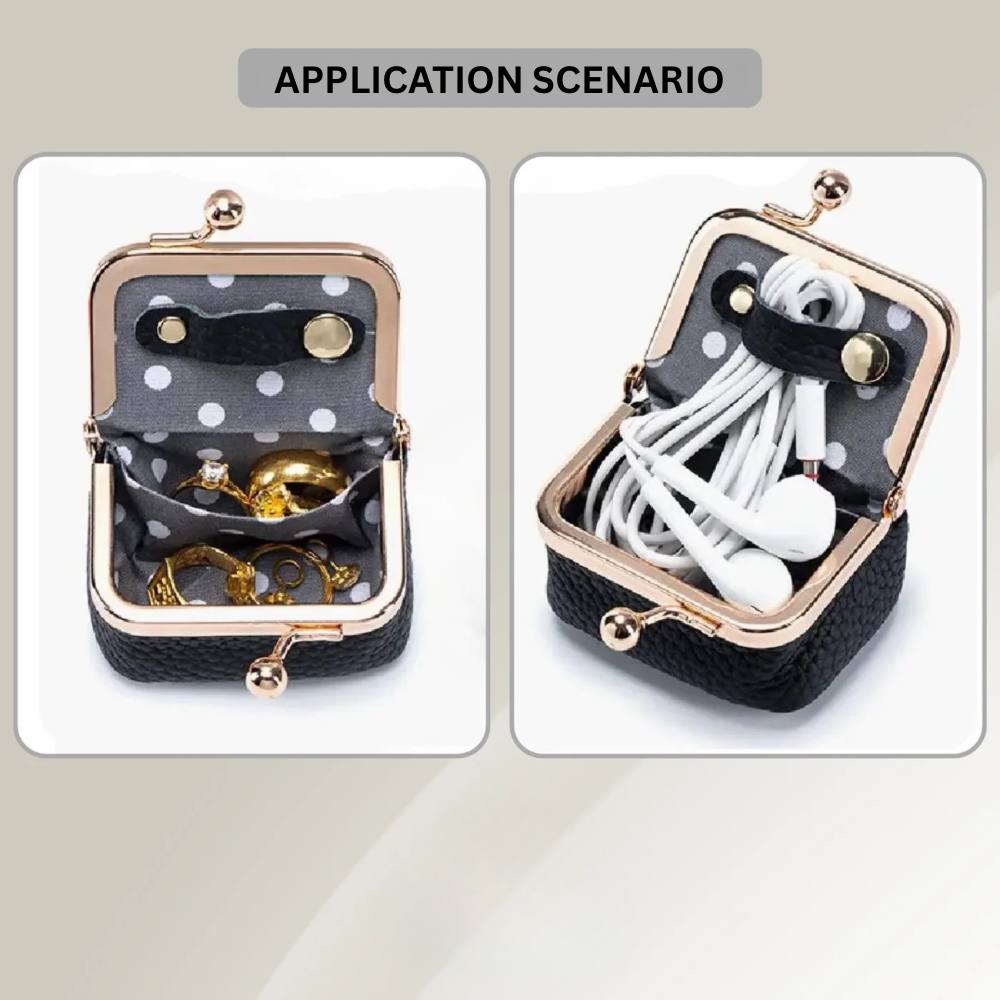 Compact Travel Jewelry Box Storage