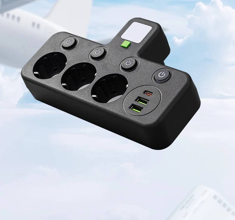 Premium Surge Protector Power Strip with USB and USB-C