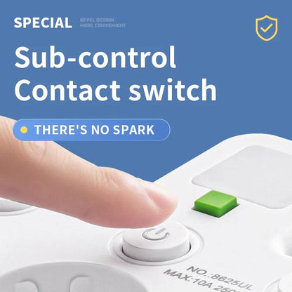 Premium Surge Protector Power Strip with USB and USB-C