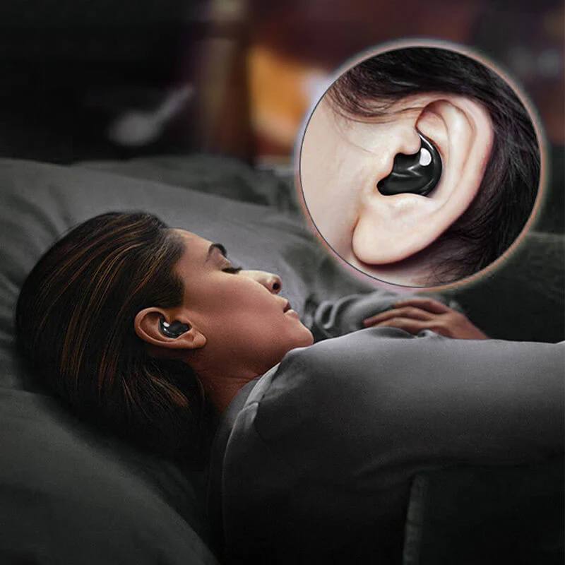 Slim Sleep Headphones with Noise Cancelling and Long Battery