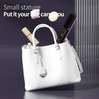 Portable Digital Hair Straightener with Adjustable Temperature