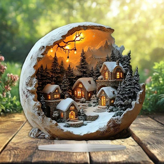 Vintage Christmas Decorative Table Figurine - Ortekor