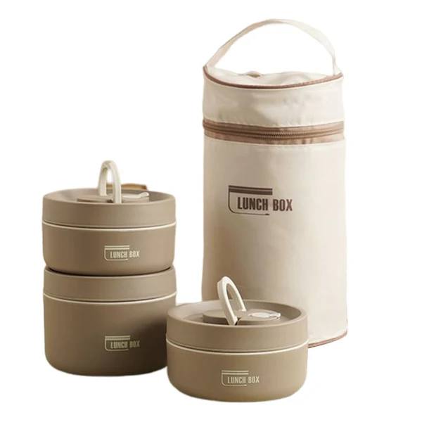 Leakproof Thermal Lunch Container 3 Piece Set