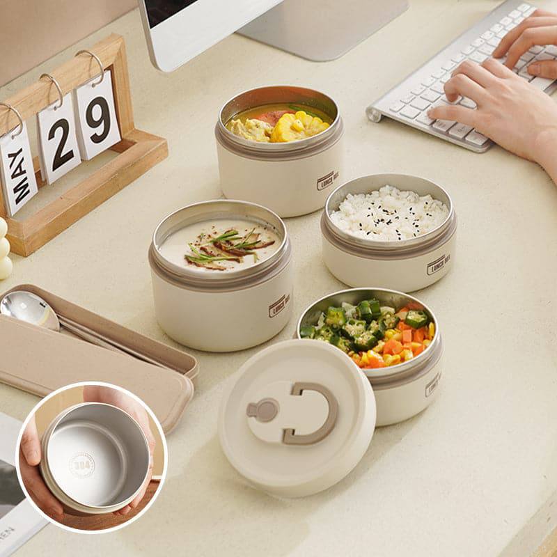 Leakproof Thermal Lunch Container 3 Piece Set