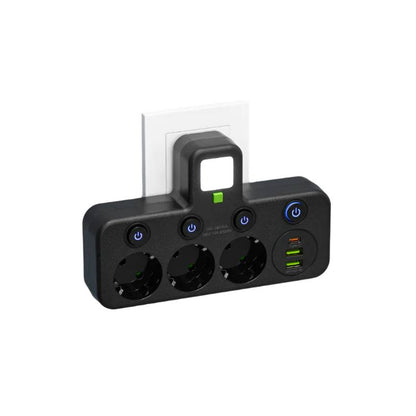 Premium Surge Protector Power Strip with USB and USB-C