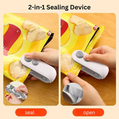 Space Saving 2 in 1 Food Saver Machine