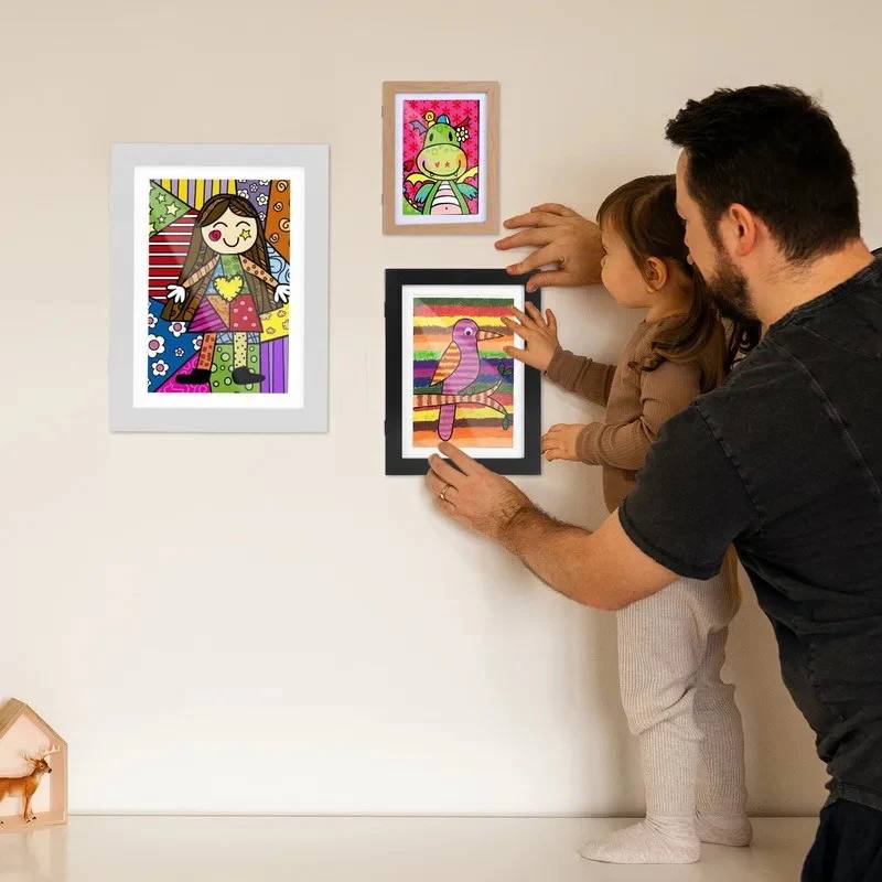 Large Wall Mount Art Display for Children's Pictures