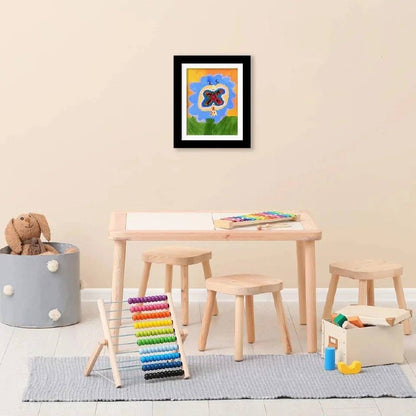 Large Wall Mount Art Display for Children's Pictures