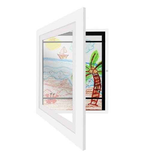 Large Wall Mount Art Display for Children's Pictures - Ortekor