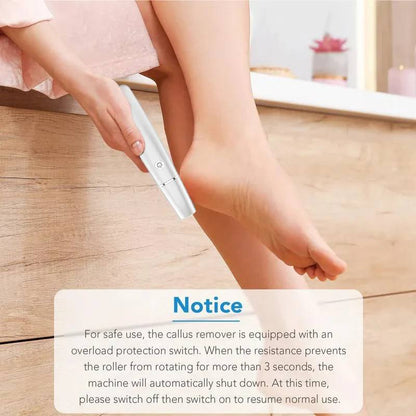 Fast Electric Foot Callus Trimmer with LED Guide