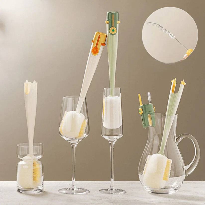 Multi Purpose Bottle Brush Cleaning Kit