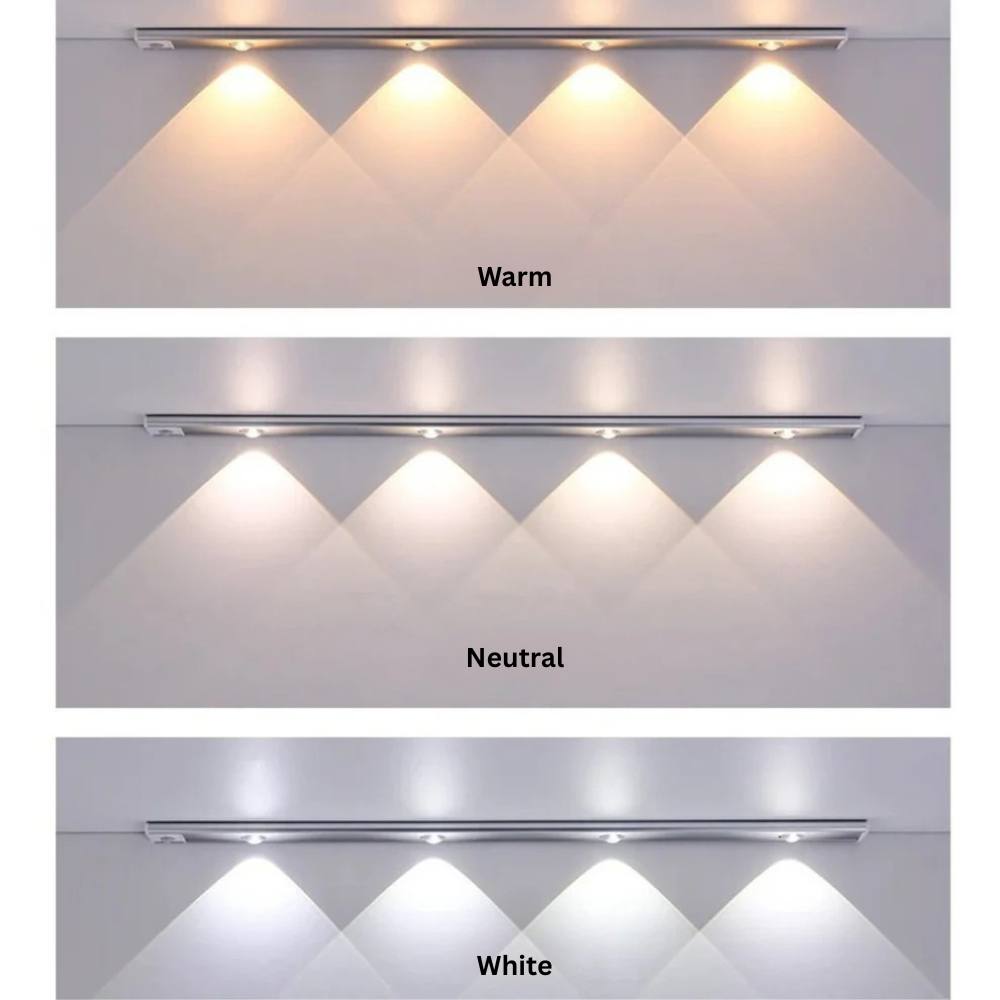 Bright LED Kitchen Under Cabinet Lighting with Sensor