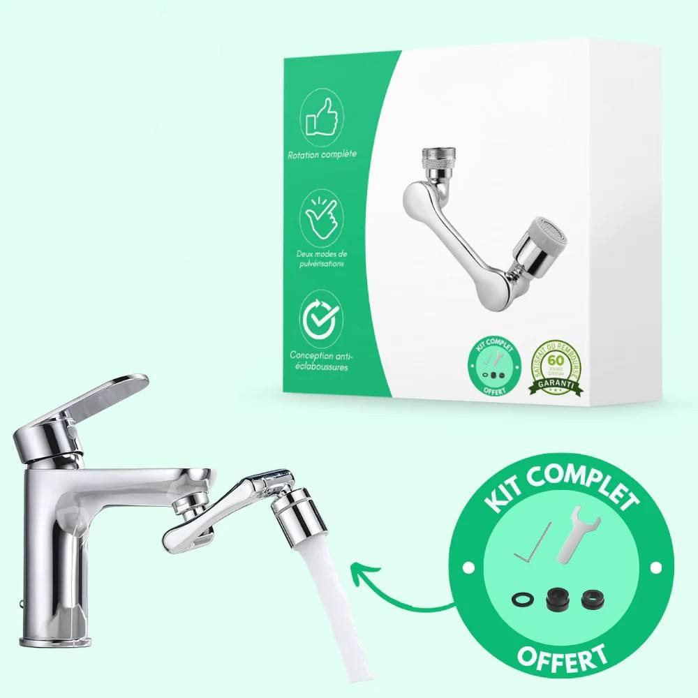Rotating Faucet Aerator with Water Saving Nozzle