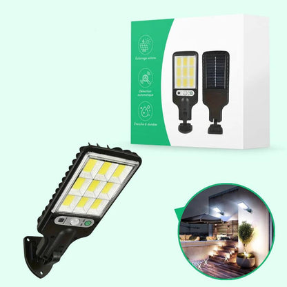 Outdoor Motion Sensor Solar Powered Wall Lamp