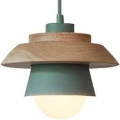 Rustic Wood Drop Ceiling Light