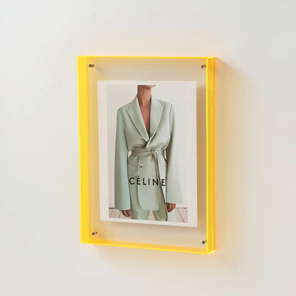Stylish Clear Picture Frame, Acrylic Wall Decor