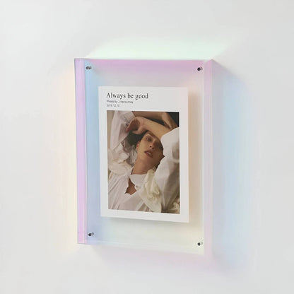 Stylish Clear Picture Frame, Acrylic Wall Decor