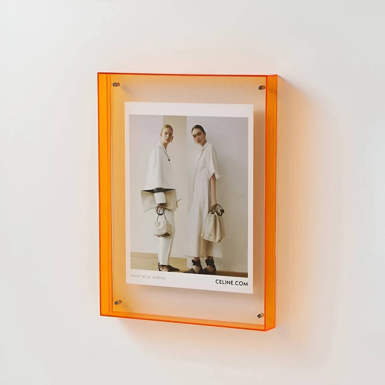 Stylish Clear Picture Frame, Acrylic Wall Decor
